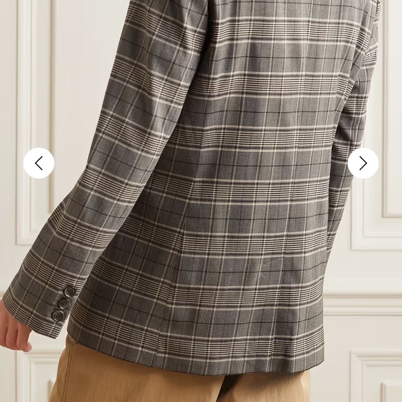 ANINE BING plaid double-breasted blazer NWT - Picture 5 of 5